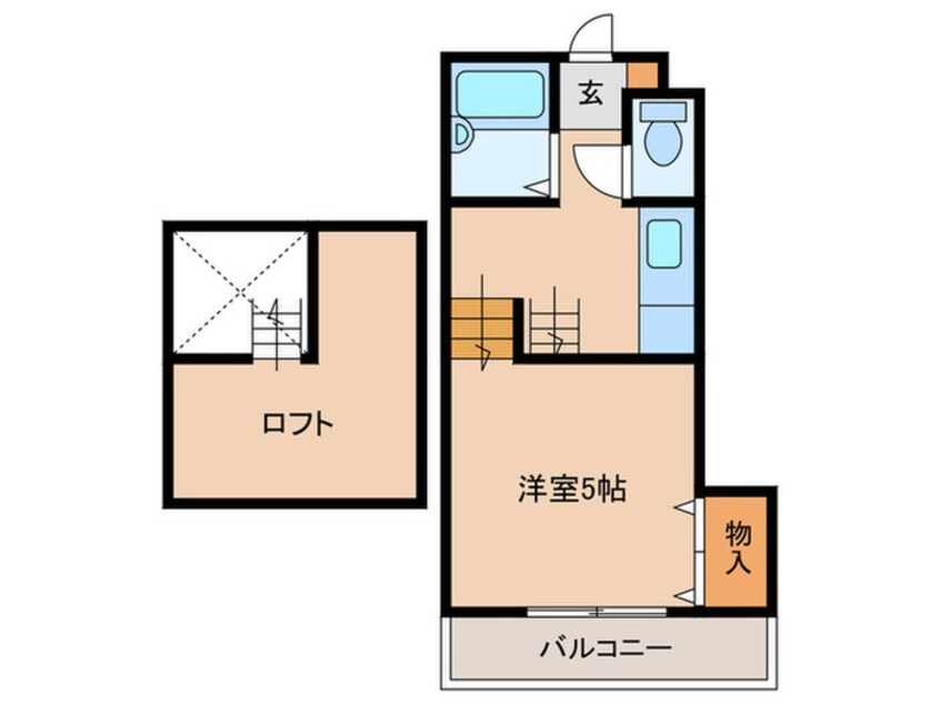 間取図 ﾊ-ﾓﾆ-ﾊｳｽ