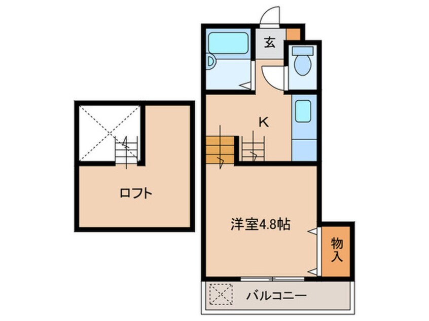 間取図 ﾊ-ﾓﾆ-ﾊｳｽ