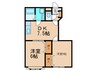 ハイムトキナ壱番館 2DKの間取り