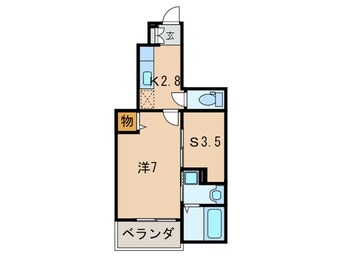 間取図 アンブラッセⅡ