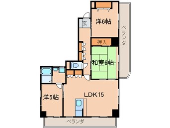 間取図 ファミリーハウス勝山