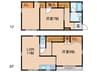 仮)枝光貸家Ⅱ 2LDKの間取り