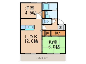 間取図 ファミ－ユ若宮