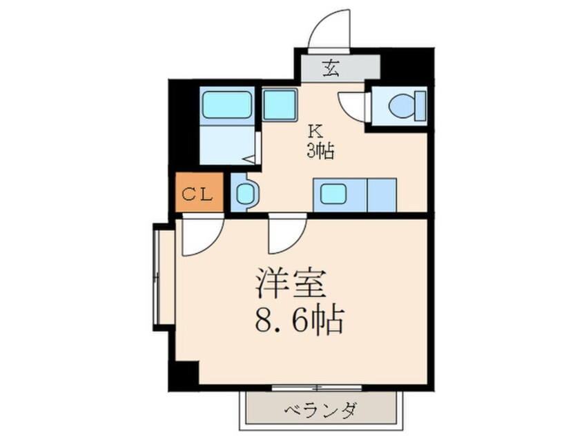 間取図 ルネサンス北方