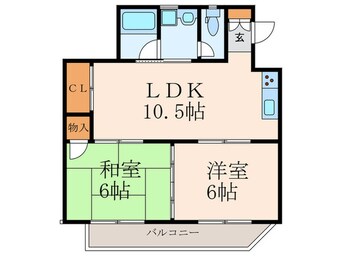 間取図 メゾ－ンイワタテⅠ