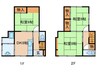 日の出町貸家 3DKの間取り