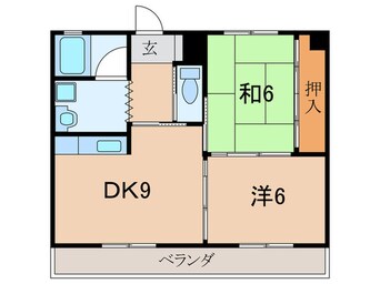 間取図 メゾ－ンイワタテⅡ