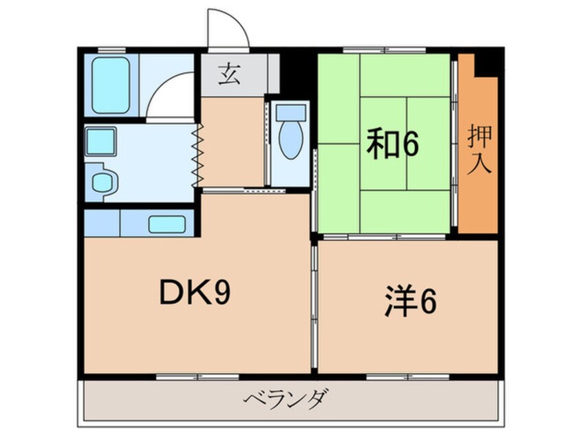 間取図 メゾ－ンイワタテⅡ