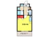 ヴィラクレスト吉塚 1Rの間取り