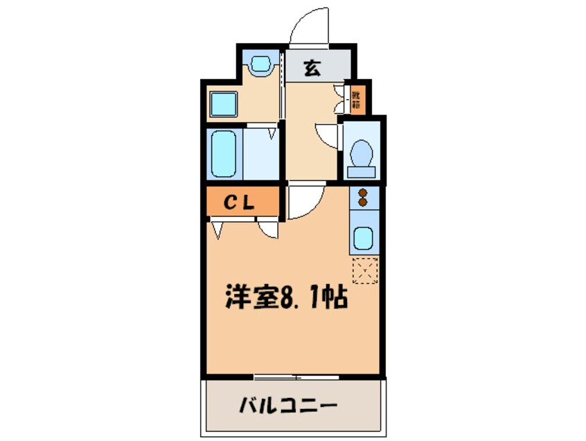 間取図 サムティ吉塚南