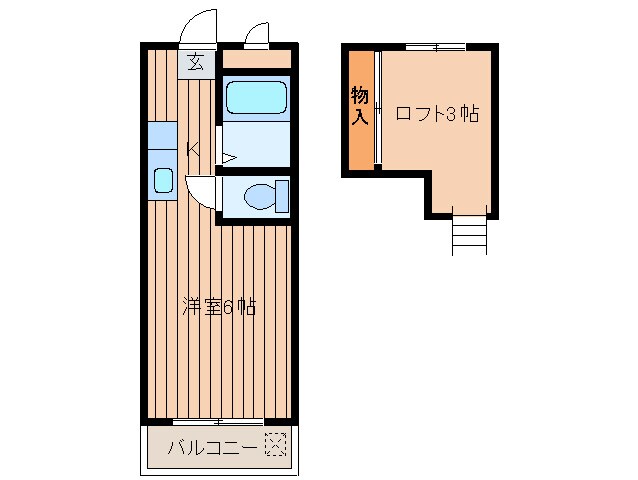 間取り図 ロフトハウス松岡