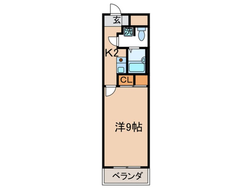 間取図 第１３エルザビル