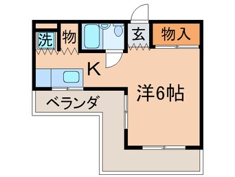 間取図 グリ－ンパ－ク三共(815)