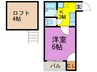 フレンドリ－井尻 1Kの間取り