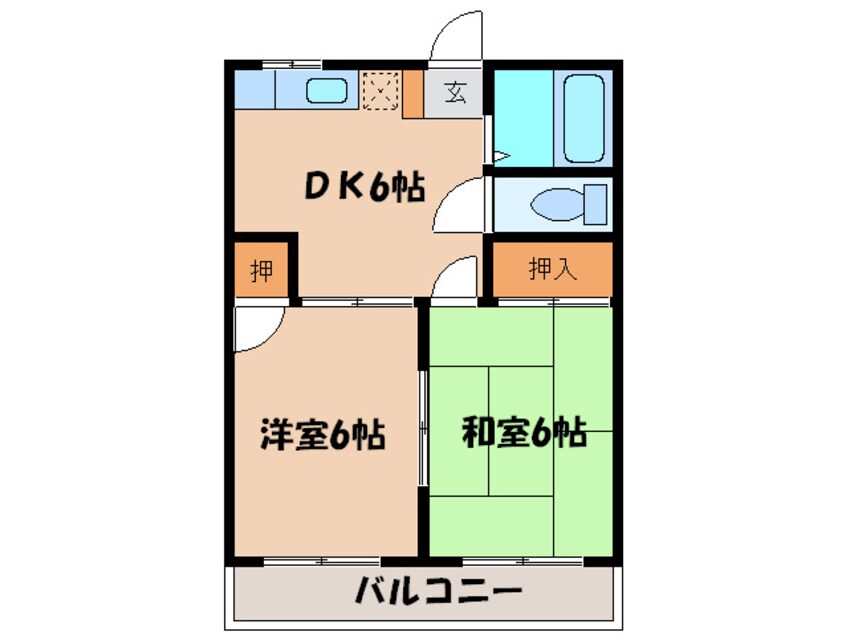 間取図 メゾン赤坂