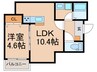 ケーエス博多駅南Ⅰ 1LDKの間取り