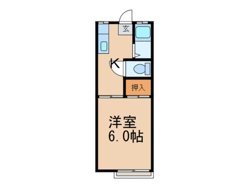 間取図 水谷コ－ポ