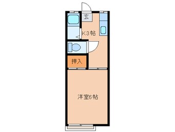 間取図 水谷コ－ポ