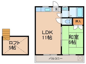 間取図 シティベールアマノ御笠川