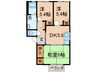 ハウストランキルＡ 3DKの間取り