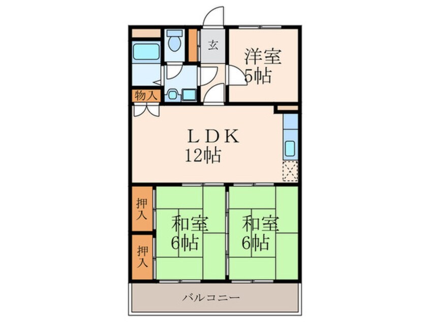 間取図 第１０岡部ビル