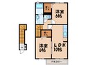 ロ－レル　コルソ　２１の間取図