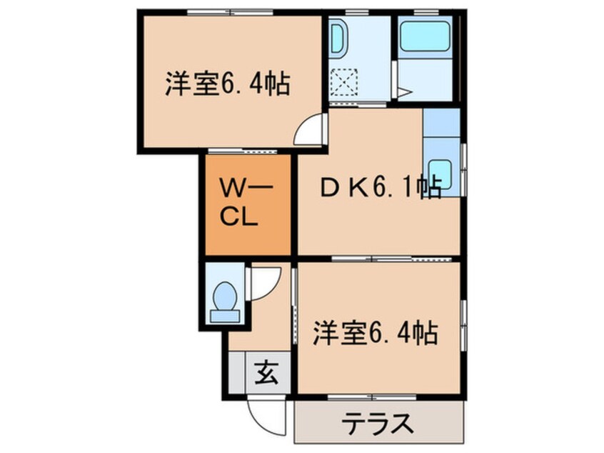 間取図 コムハウス参番館