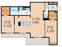 D-ROOM八幡駅前の間取図