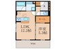 D-ROOM八幡駅前 1LDKの間取り