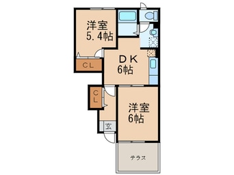 間取図 サンリットヒルズ Ｂ棟
