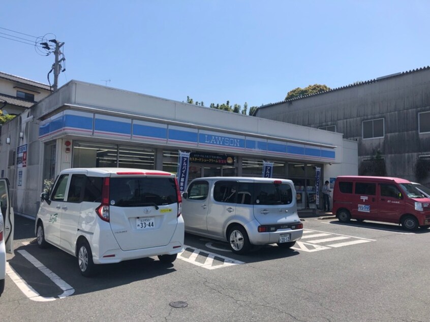 ローソン頓野店(コンビニ)まで3500m ソレイユドミ－ル溝堀Ｂ