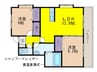 フィルモンターニュ 2LDKの間取り