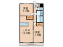 ルネス荒木五番館の間取図