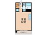 博多スタービル 1Rの間取り