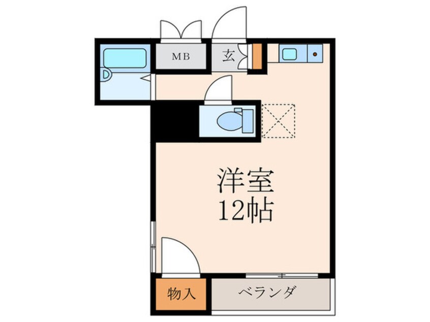 間取図 ヤングハイツシャトレ