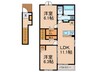 仮）フォルトⅠ 2LDKの間取り