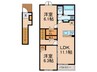 仮）フォルトⅠ 2LDKの間取り