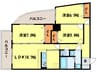 S-FORT警固タワー 3LDKの間取り