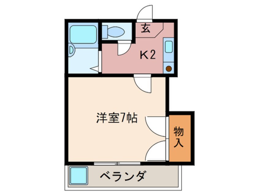 間取図 レオパレス熊西