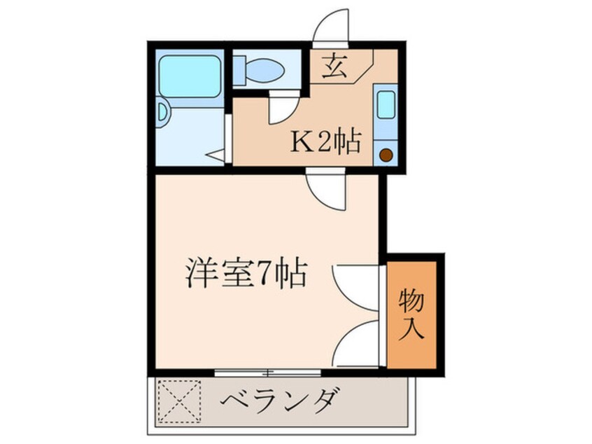 間取図 レオパレス熊西