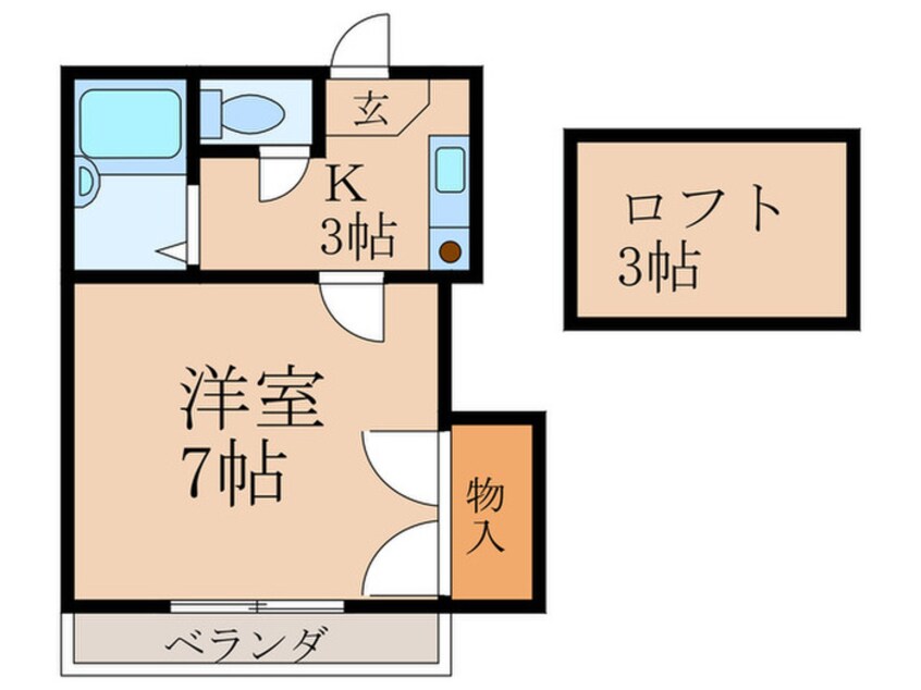間取図 レオパレス熊西