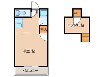 間取図 エクセル新宮駅前