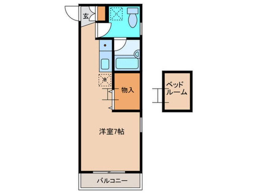 間取図 アパートメント・スクエア1番館