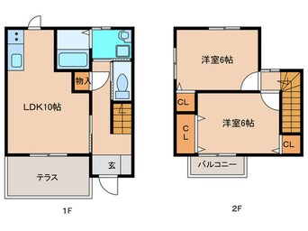 間取図 ハイルーラルⅤA棟