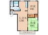 J-HOUSE 2LDKの間取り