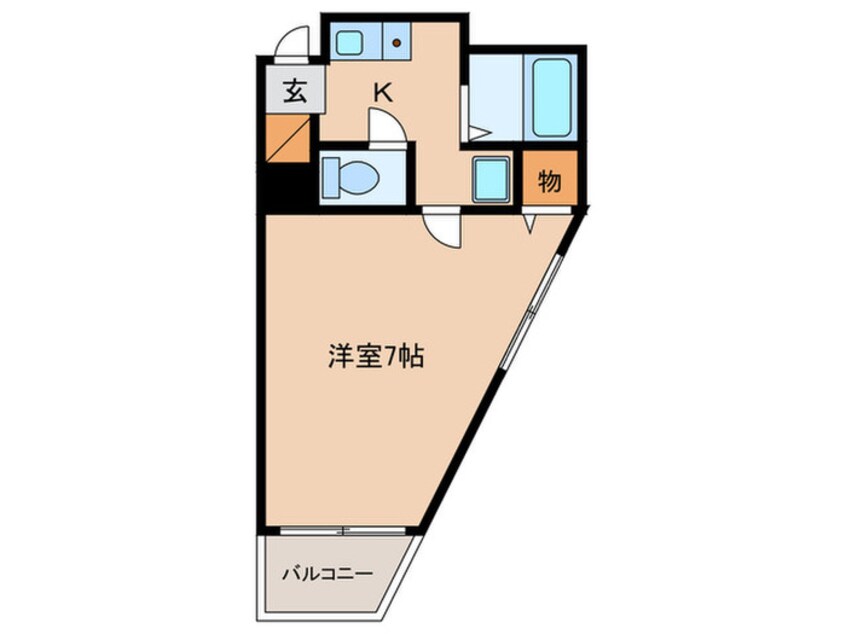 間取図 ヒルズ西赤坂(1Ｆ～4Ｆ)