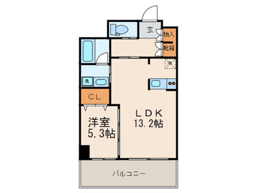 間取図 レジデンス住吉