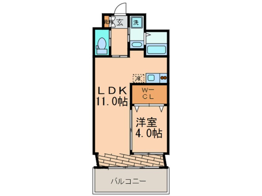 間取図 レジデンス住吉