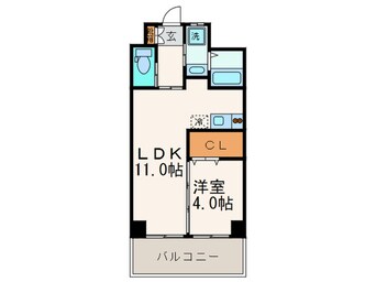 間取図 レジデンス住吉