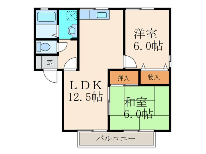 間取図 ルミエール筒井